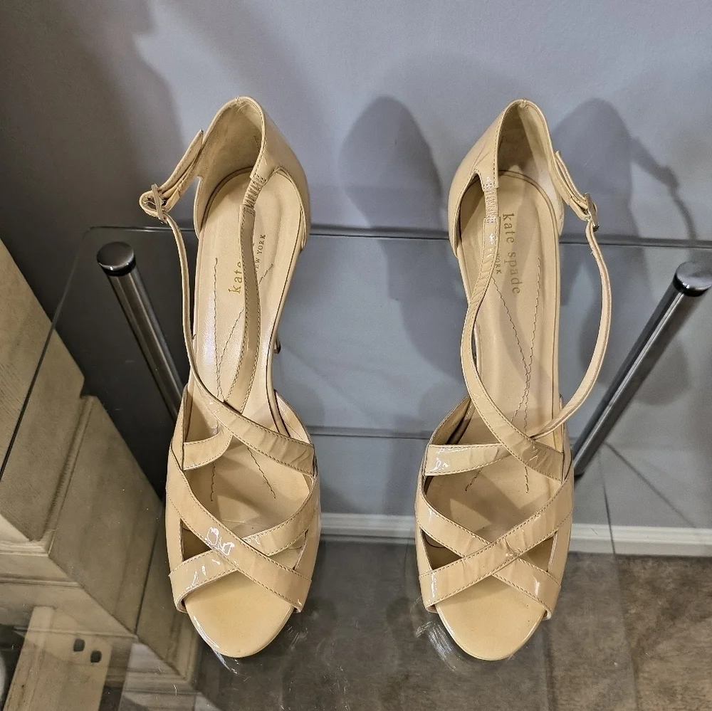 Kate Spade Tan High Heels